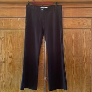 Betabrand Dress Pant Yoga Pants Straight Leg - Black MP Short